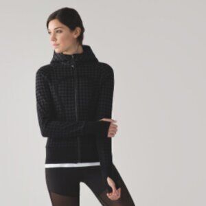 Lululemon Scuba Full Zip Houndstooth Size 2